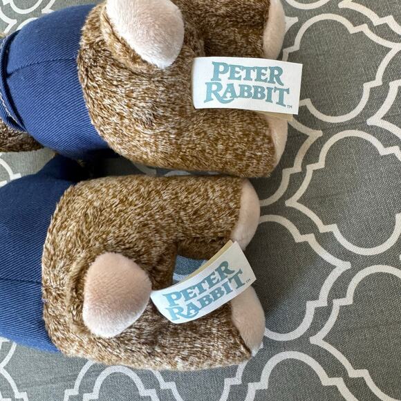 Dan Dee Peter Rabbit Plush Toys Stuffed Animals Backpack Charms Gift 8" Brown - Picture 4 of 9
